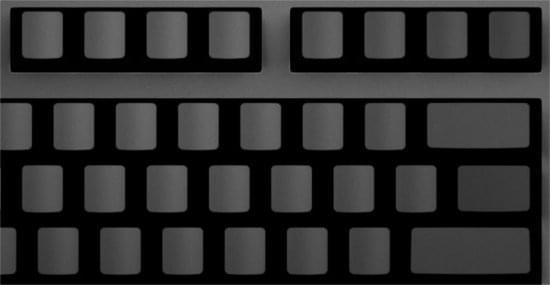 Blank keyboard